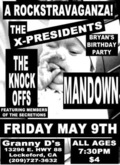 The X-Presidents / The Knockoffs / Mandown on May 9, 2003 [299-small]