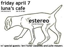 Estereo / Levi Fuller  / Julie Meyers on Apr 7, 2006 [305-small]