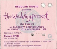 The Wedding Present / Superstar / Moonshake on Nov 27, 1992 [313-small]