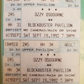 Ozzy Osbourne / Metallica on Sep 19, 1992 [589-small]