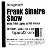 Frank Sinatra / trini lopez / Pat Henry on Aug 3, 1968 [683-small]