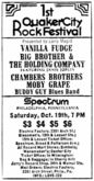 Vanilla Fudge / Big Brother & The Holding Company (w/ Janis Joplin) / Moby Grape / The Chambers Brothers / Buddy Guy/Junior Wells Blues Band on Oct 19, 1968 [689-small]