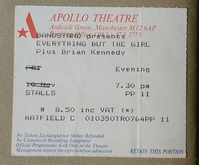 Note crossed-out date on ticket., Everything But The Girl / Brian Kennedy on Mar 11, 1990 [957-small]