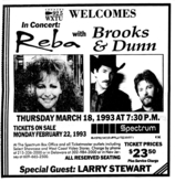 Reba McEntire / Brooks & Dunn / larry stewart on Mar 18, 1993 [072-small]
