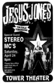 Jesus Jones / Stereo MC's on Apr 24, 1993 [073-small]