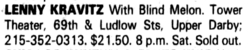 Lenny Kravitz / Blind Melon on Oct 2, 1993 [087-small]