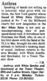 Anthrax / White Zombie / Quicksand on Aug 16, 1993 [124-small]