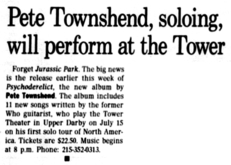 Pete Townshend on Jul 15, 1993 [144-small]