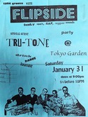 Flipside Fresno, CA 1997-1998 Founded by Matt Rowe and Ryan Weaver, tags: Flipside, Mix Mob, Fresno, California, United States, Gig Poster, Ticket, Setlist, Merch, Crowd, Gear, Stage Design, Tokyo Garden - Flipside / Mix Mob on Jan 31, 1998 [202-small]