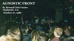 Agnostic Front on Oct 27, 1986 [278-small]