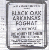 Black Oak Arkansas  / Foghat / Montrose on Nov 13, 1975 [340-small]