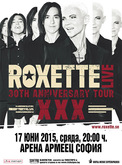 Roxette in Sofia 2015., tags: Roxette, Sofia, Sofia-Capital, Bulgaria, Gig Poster, Arena Armeec - 30th Anniversary Tour on Jun 17, 2015 [411-small]