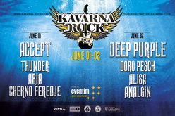 Kavarna Rock Fest 2013, official poster., tags: Accept, Thunder, Ария, Черно Фередже, Kavarna, Bulgaria, Gig Poster, Kaliakra Stadium - Accept / Thunder / Ария / Черно Фередже on Jun 1, 2013 [458-small]