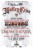 Kaliakra Rock Fest 2009, official poster., tags: Lauren Harris, Mötley Crüe, Kavarna, Bulgaria, Gig Poster, Kaliakra Stadium - Mötley Crüe / Lauren Harris on Jul 1, 2009 [460-small]