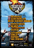 Kavarna Rock Fest 2012, official poster., tags: Stryper, Dokken, Big Noize, D2, Kavarna, Bulgaria, Gig Poster, Kaliakra Stadium - Stryper / Dokken / Big Noize / D2 on Jul 14, 2012 [466-small]