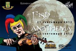 Sounds of the Ages Fest 2012, official poster., tags: Fish, Plovdiv, Plovdiv, Bulgaria, Gig Poster, Ancient Theatre - Fish on Sep 21, 2012 [470-small]