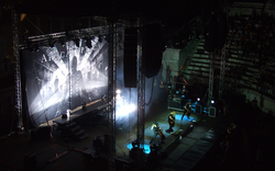 Apocalyptica at the Ancient Theatre, Plovdiv 2015., tags: Apocalyptica, Plovdiv, Plovdiv, Bulgaria, Stage Design, Ancient Theatre - Apocalyptica on Sep 18, 2015 [474-small]