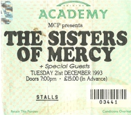 The Sisters of Mercy on Dec 21, 1993 [616-small]