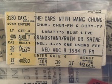 The Cars / wang chung on Aug 8, 1984 [810-small]