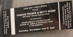 Famous Framus & Betty Bomb on Nov 2, 2019 [060-small]