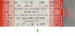 The Beach Boys / Leland Cotton Brown on Oct 3, 1987 [083-small]