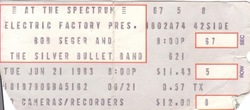 Bob Seger and the Silver Bullet Band / Michael Bolton on Jun 21, 1983 [202-small]