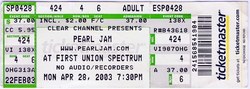 Pearl Jam / Sparta on Apr 28, 2003 [230-small]