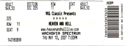 Heaven and Hell / Megadeth / Machine Head on May 10, 2007 [270-small]