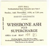 tags: Ticket - Wishbone Ash / Supercharge / The Motors on Nov 14, 1976 [306-small]
