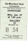 tags: Ticket - Supertramp / Gallagher & Lyle on Jan 27, 1975 [353-small]