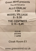 Allo Darlin' / Model Village / The Centimes on Jul 24, 2014 [400-small]