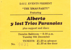 tags: Ticket - Alberto y Los Trios Paranoias on Dec 6, 1976 [429-small]