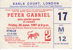 tags: Ticket - Peter Gabriel / Yassou N'Dour on Jun 26, 1987 [438-small]
