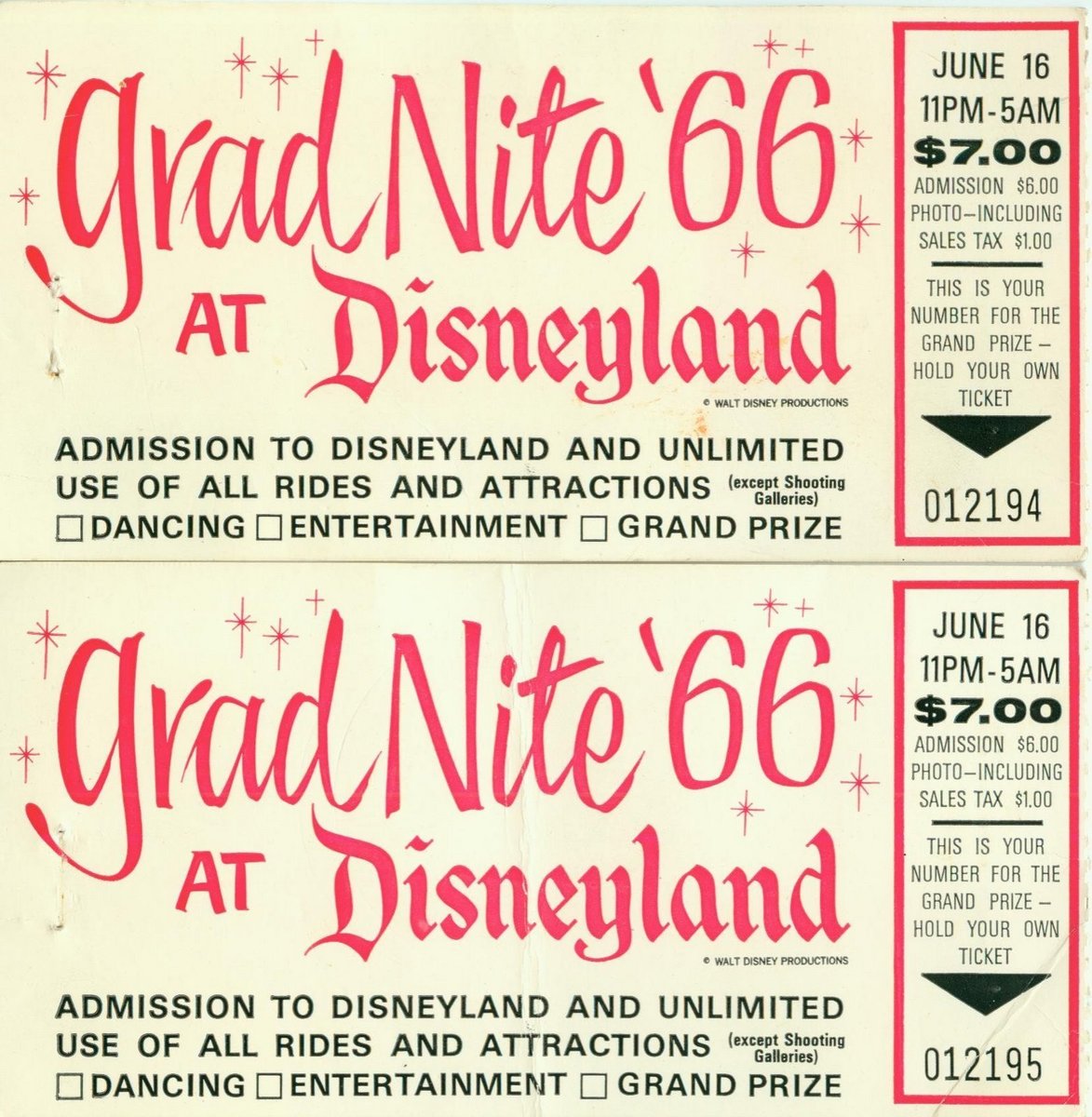 Jun 17, 1966: Grad Night at Disneyland at Disneyland Anaheim ...