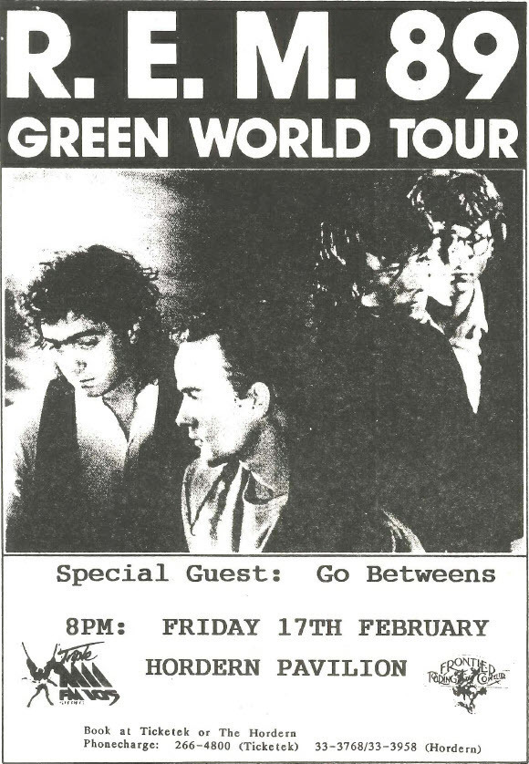 1989 Concert History of Hordern Pavilion Moore Park, New South Wales