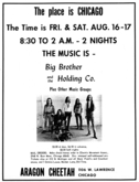 Big Brother And The Holding Company / janis joplin / The Hello People / Nazz / Love Castle on Aug 17, 1968 [762-small]