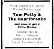 Tom Petty & Heartbreakers / Eddie Money on Nov 8, 1977 [790-small]