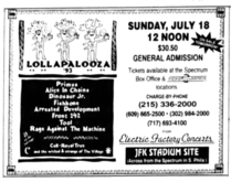 Lollapalooza 3 on Jul 18, 1993 [238-small]
