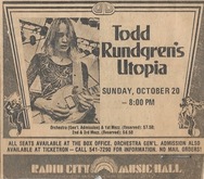 Todd Rundgren's Utopia on Oct 20, 1974 [280-small]