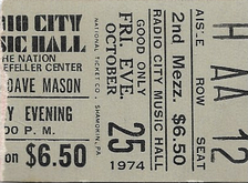 Dave Mason on Oct 25, 1974 [284-small]