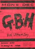 GBH / Red Letter Day on Dec 9, 1991 [303-small]