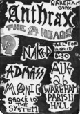 A-Heads / Naked / Anthrax (UK) / The Mad Are Sane / Admass / Shock To The System / Manic / Genetic Malfunction on Aug 26, 1983 [317-small]