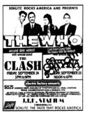 The Who / The Clash / Santana / The Hooters on Sep 25, 1982 [341-small]