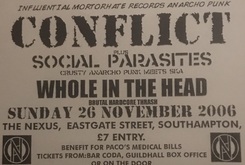 Conflict / Whole In The Head / Social Parasites on Nov 26, 2006 [444-small]
