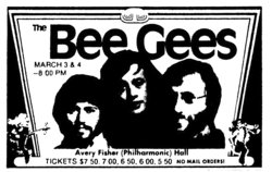 The Bee Gees / Hall and Oates on Mar 3, 1974 [465-small]