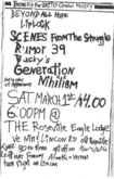 Apeface / Rumor 39 / Scenes from the Struggle / Liplock / Scabies / Beyond All Hope / Generation Nihilism / Bad Teeth on Mar 1, 1997 [552-small]