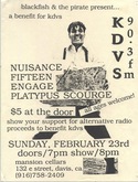 nuisance / Fifteen / Engage / Retarded Children / Jumpstart on Feb 23, 1992 [553-small]