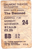 The Damned / The Straps on Nov 24, 1980 [633-small]