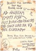 Ad-Nauseam / Empti Fish / The Scream (Portsmouth) / The Only Cure For VD / Gravediggers / Secrets In Whispers on Nov 11, 1983 [865-small]