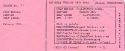 Cult Maniax / The Samples / Self Abuse / Vernon The Carrot on Feb 18, 1984 [060-small]